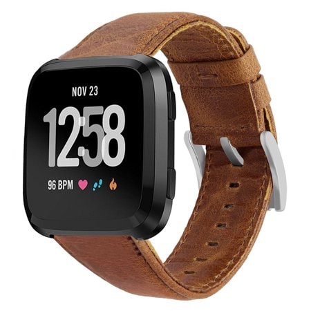 Leather strap for best sale fitbit versa