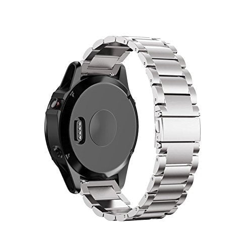 Garmin fenix 5x hot sale metal band replacement