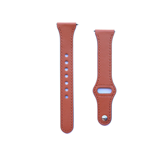 Fabulously Fit Genuine Leather Tuck strap for Samsung/Garmin/Huawei 20mm