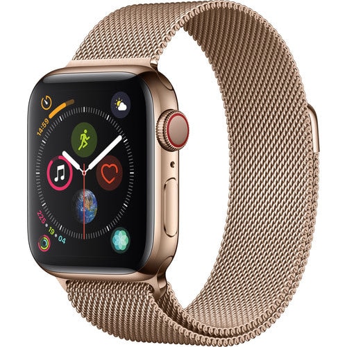 Apple watch rose gold metallic strap - Fabulously Fit – Fabulously Fit