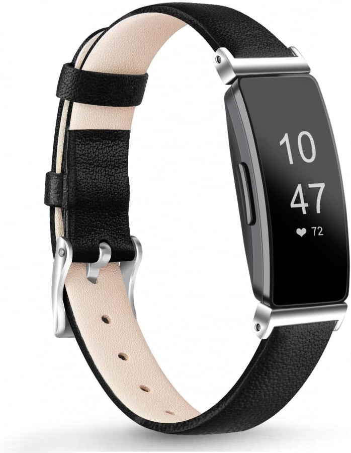 Fitbit Inspire HR Inspire 2 genuine leather strap Fabulously Fit