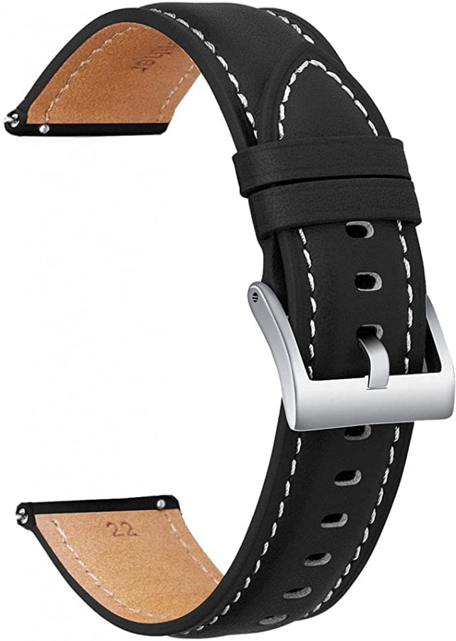 Garmin Vivoactive 4 genuine leather strap Fabulously Fit