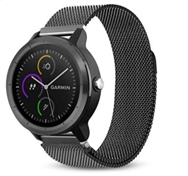 Garmin Vivoactive 4 metallic strap Fabulously Fit Fabulously Fit